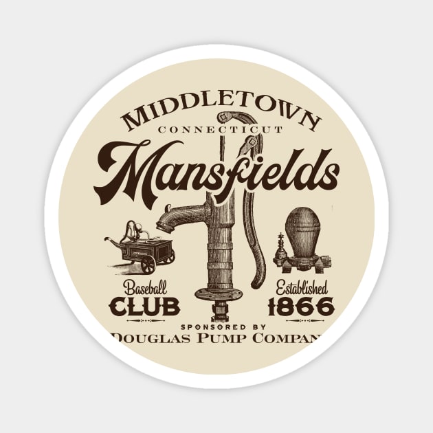 Middletown Mansfields Magnet by MindsparkCreative